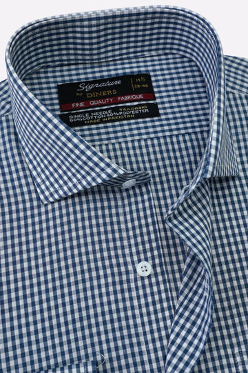 Multicolor Gingham Check Formal Shirt