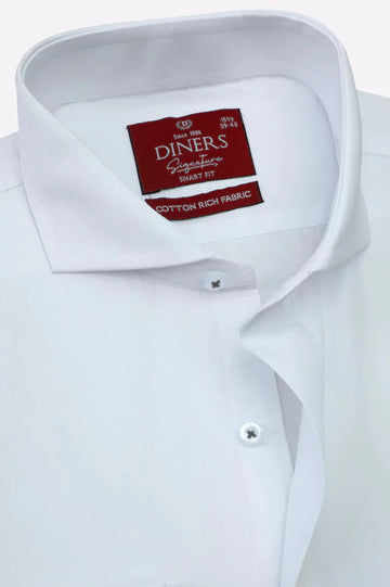 White Plain Formal Shirt