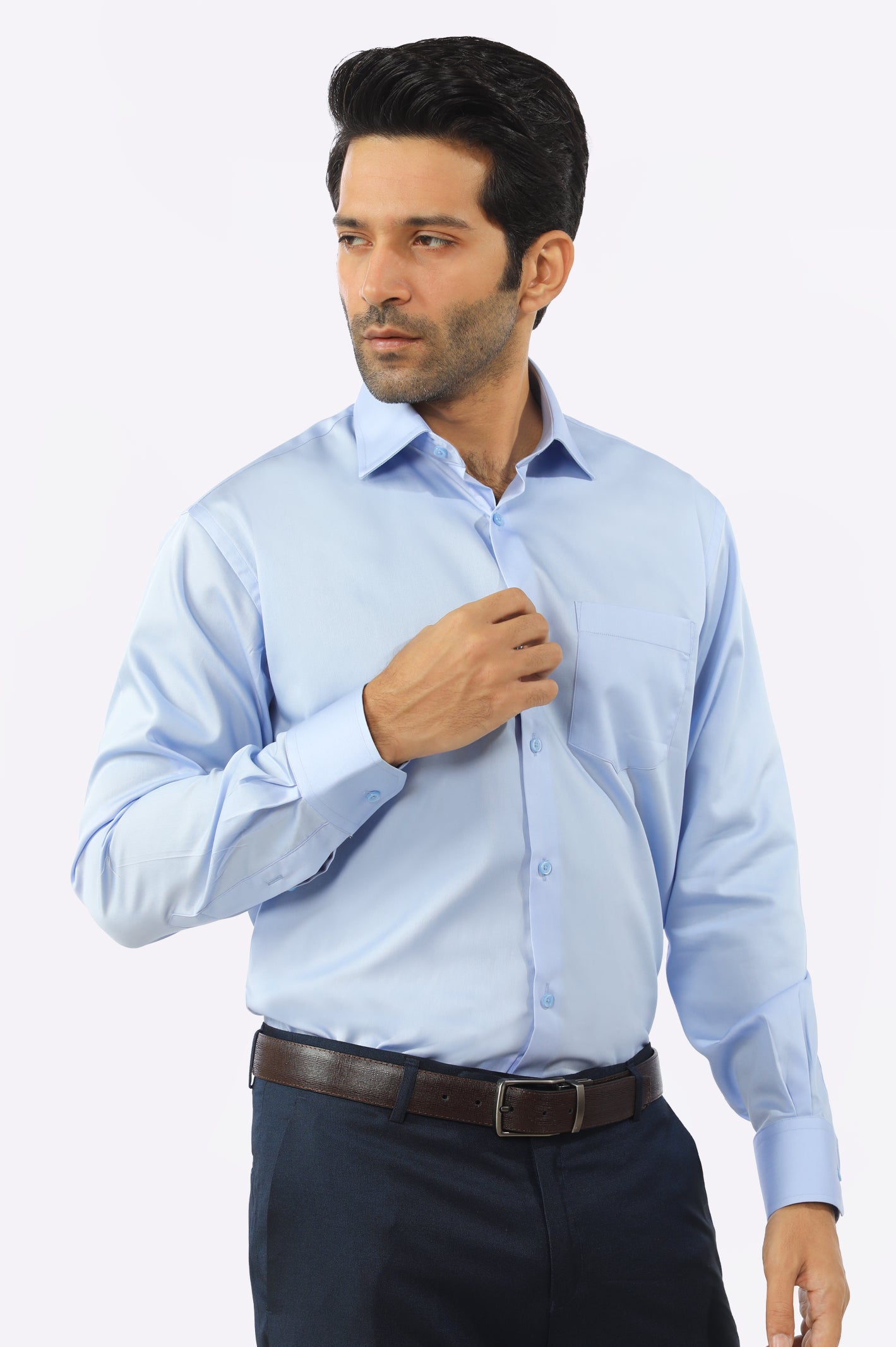 Sky Blue Formal Shirt – Diners Pakistan