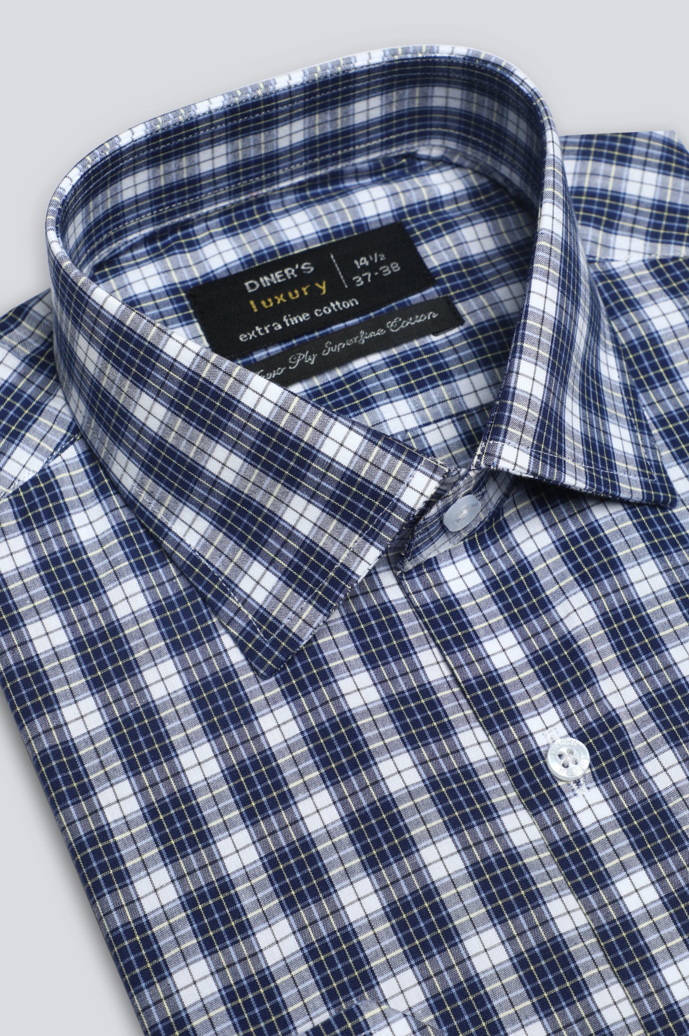 Multicolor Tattersall Check Formal Shirt From Diners