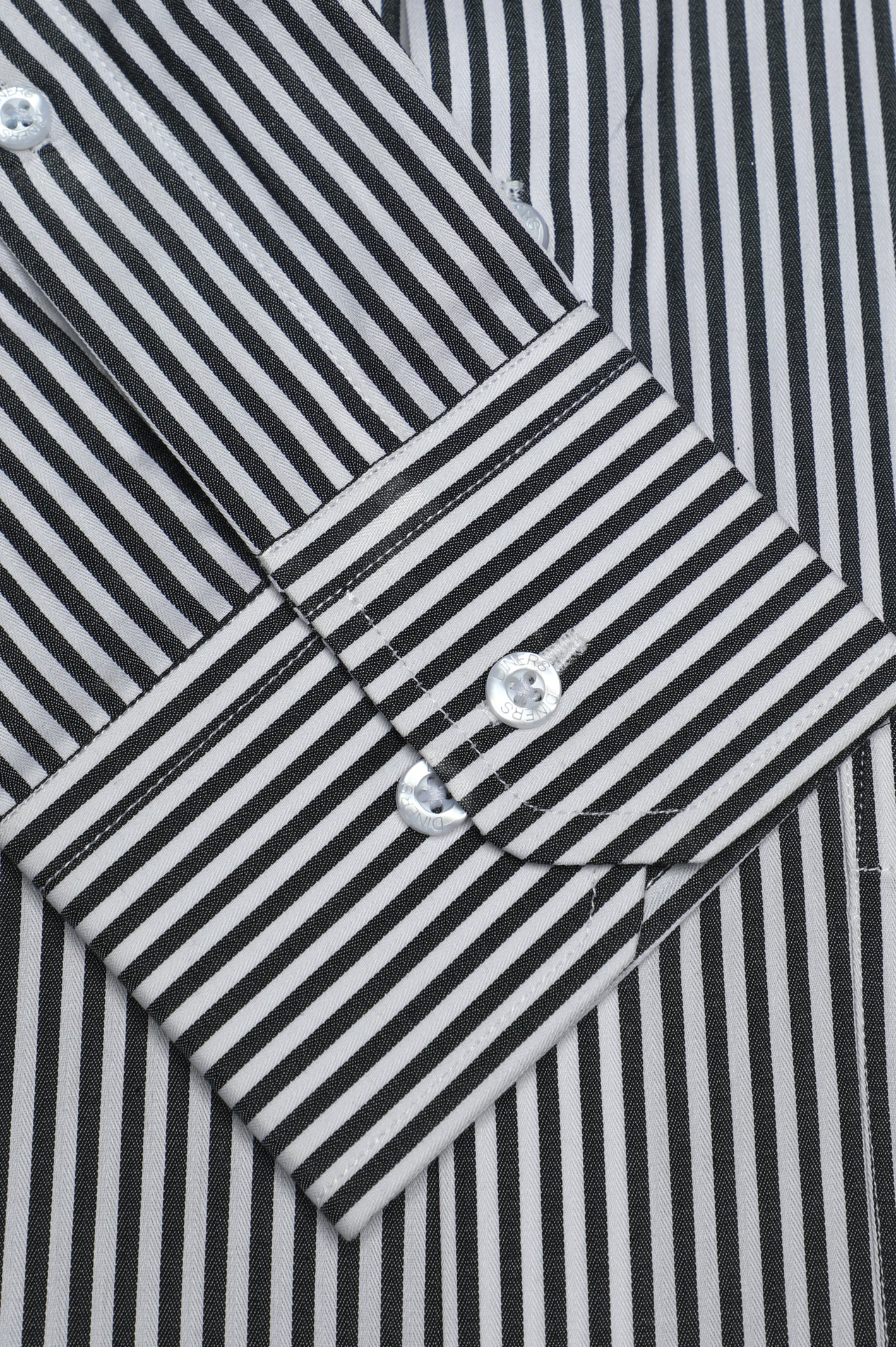 Black Bengal Stripe Formal Shirt From Diners