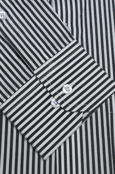 Black Bengal Stripe Formal Shirt From Diners