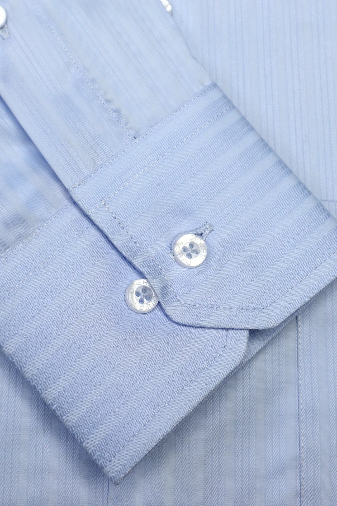 Textured Sky Blue Formal Shirt by Diners