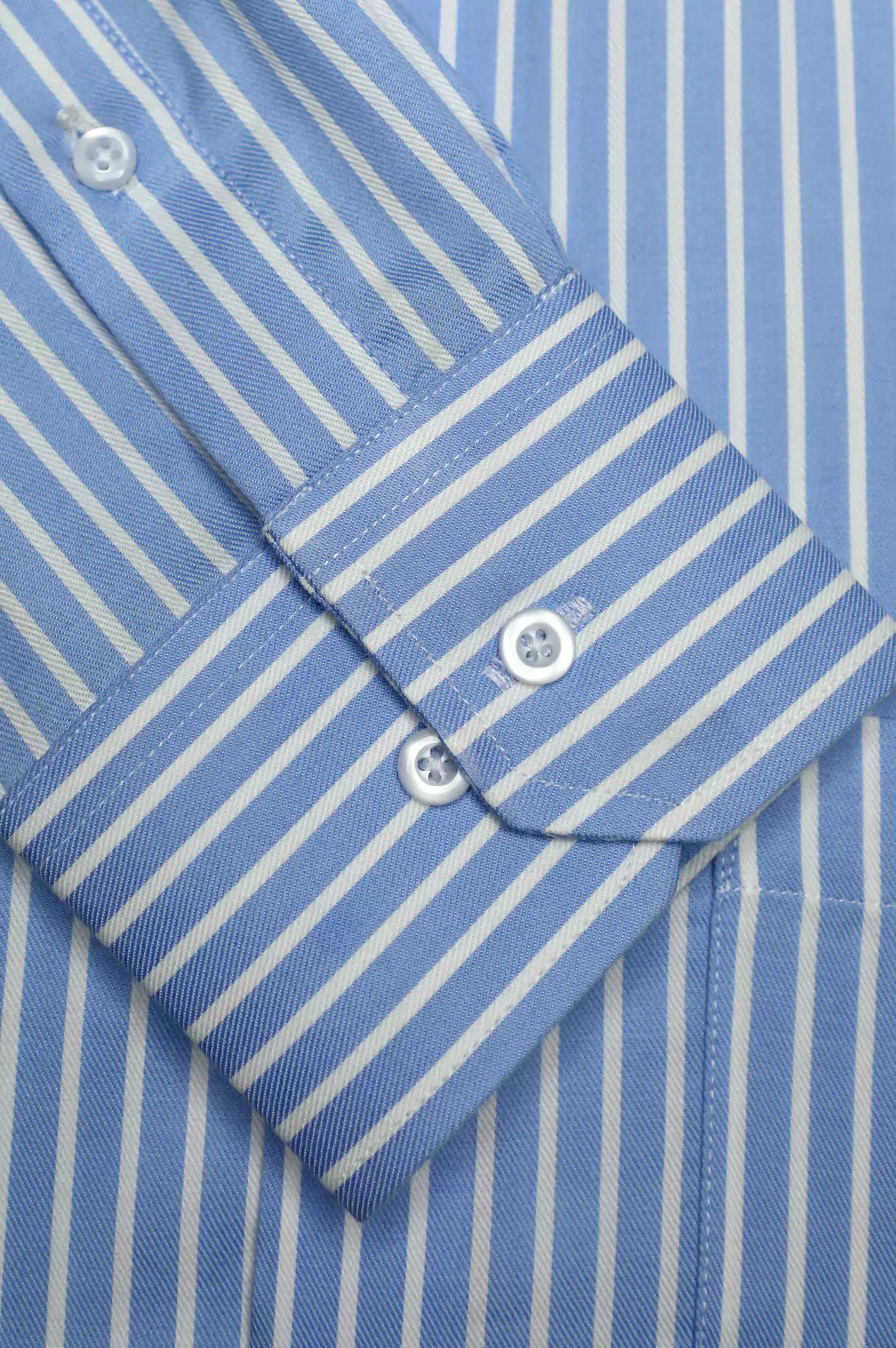 Blue Pinstripe Formal Shirt From Diners