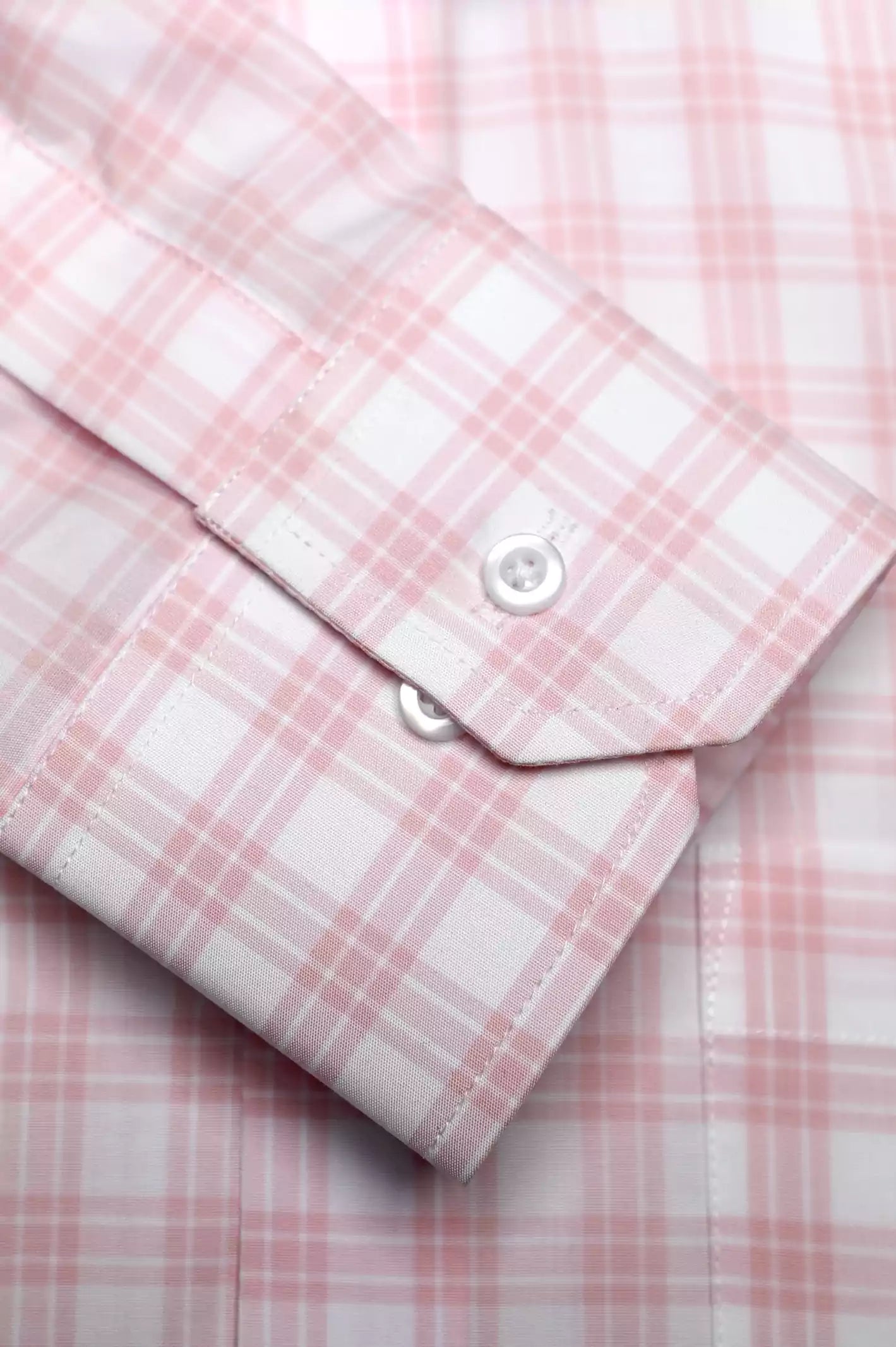 Pink Dupplin Check Formal Shirt From Diners