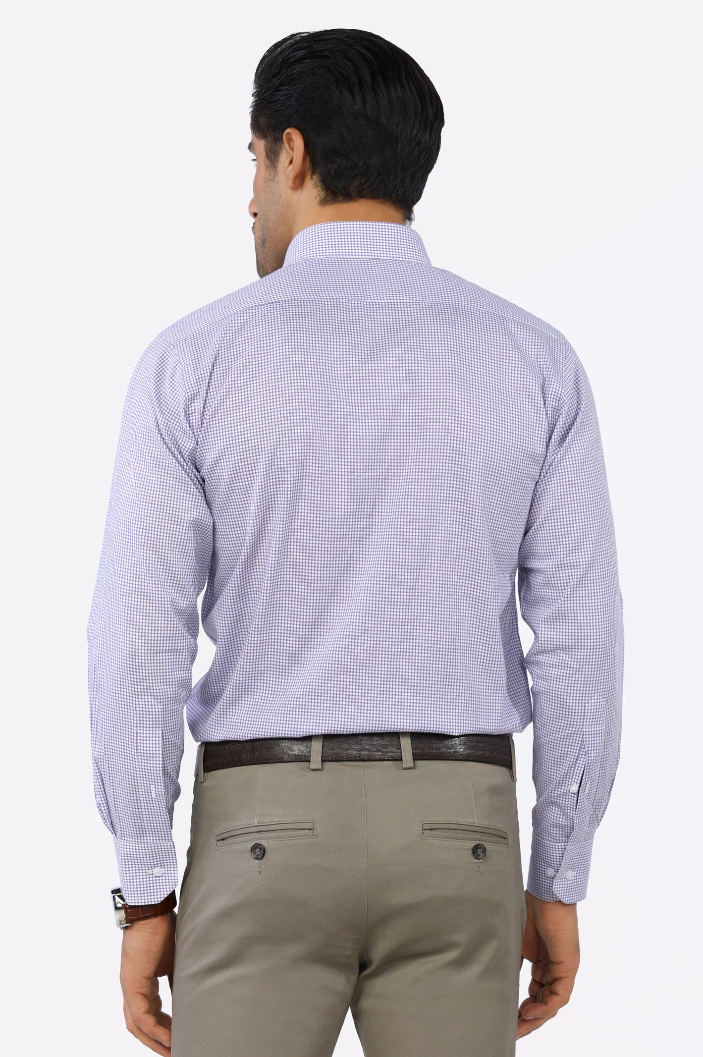 Multicolor Mini-Check Formal Shirt From Diners