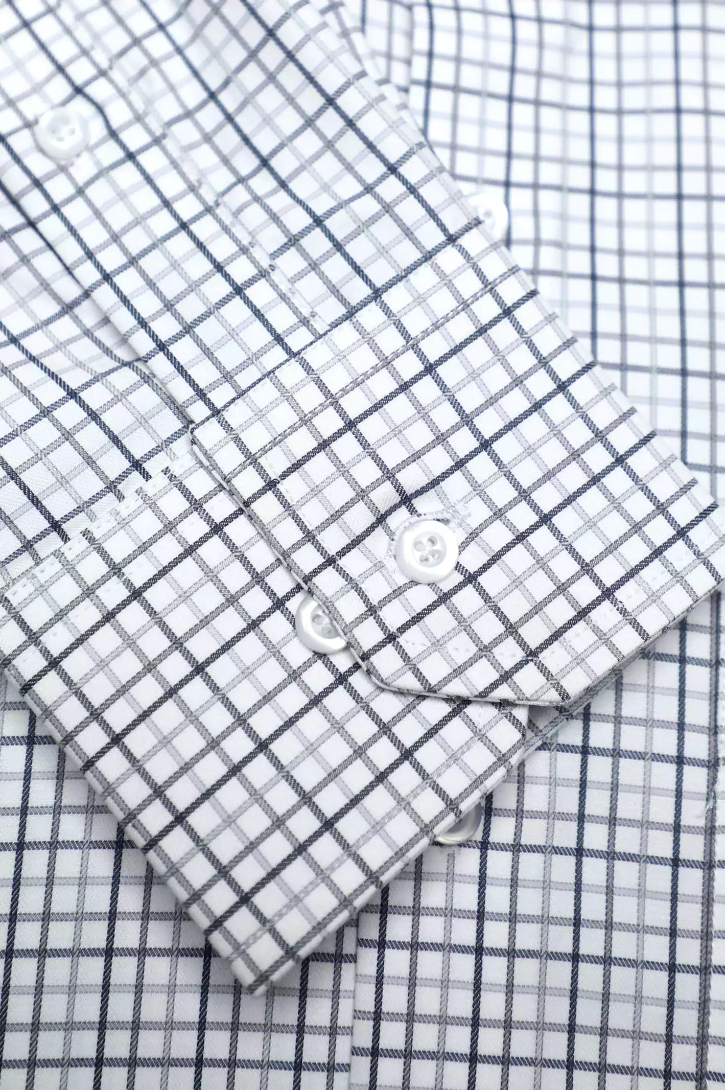 Grey Dupplin Check Formal Shirt From Diners