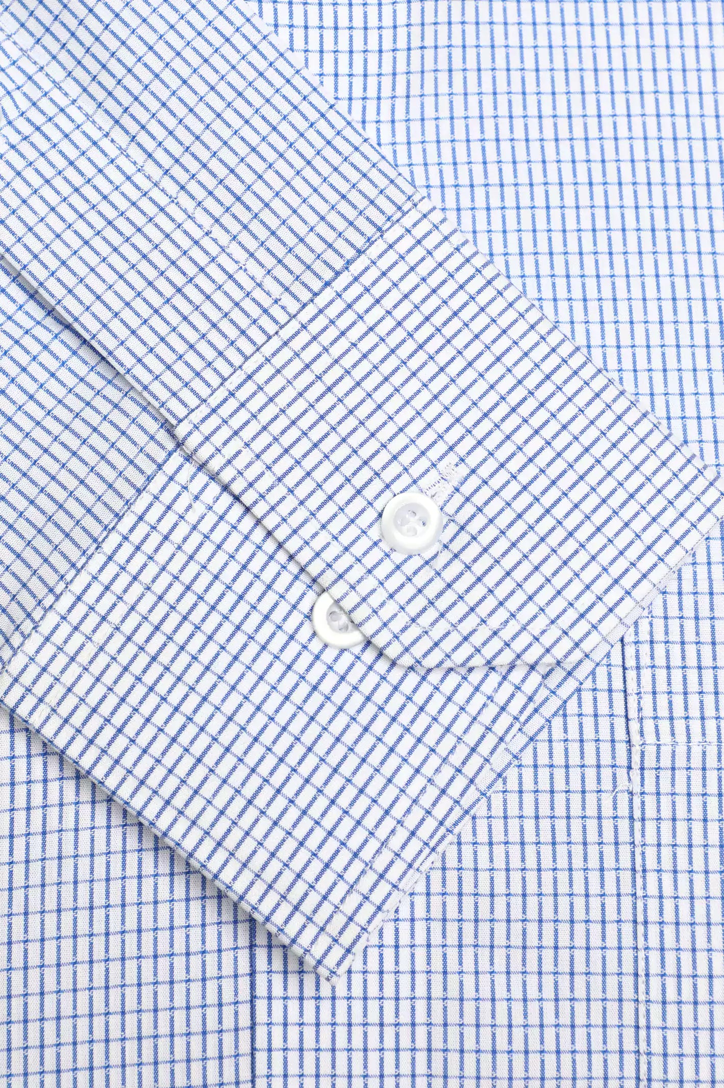 Blue Self Textured Formal Shirt From Diners