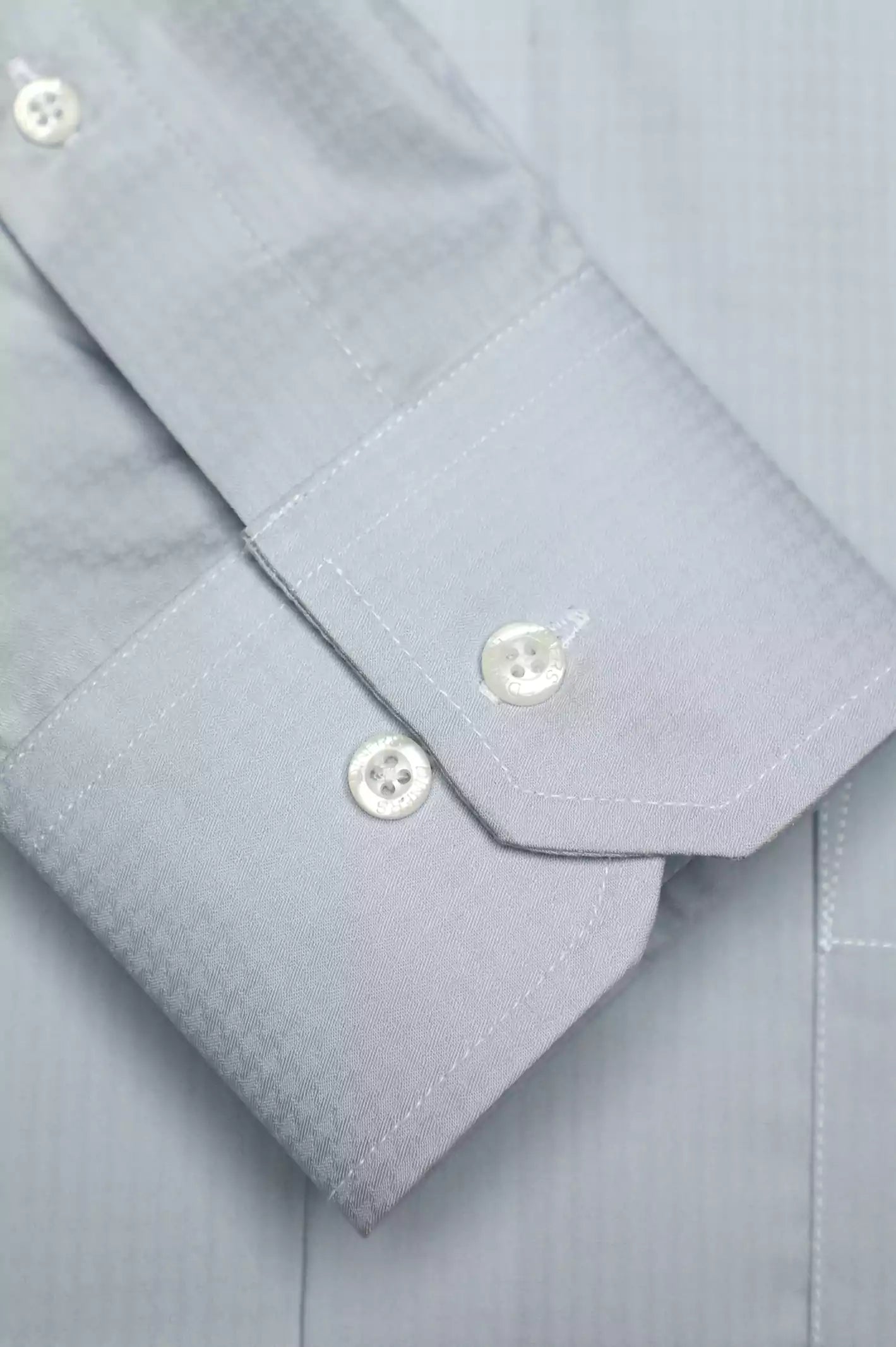 Grey Dobby Self Formal Shirt From Diners