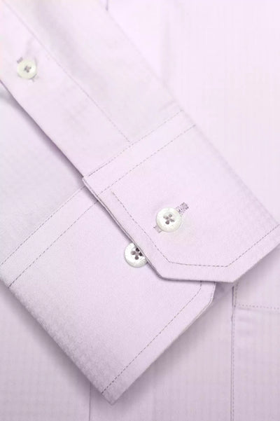 Purple Dobby Self Formal Shirt From Diners