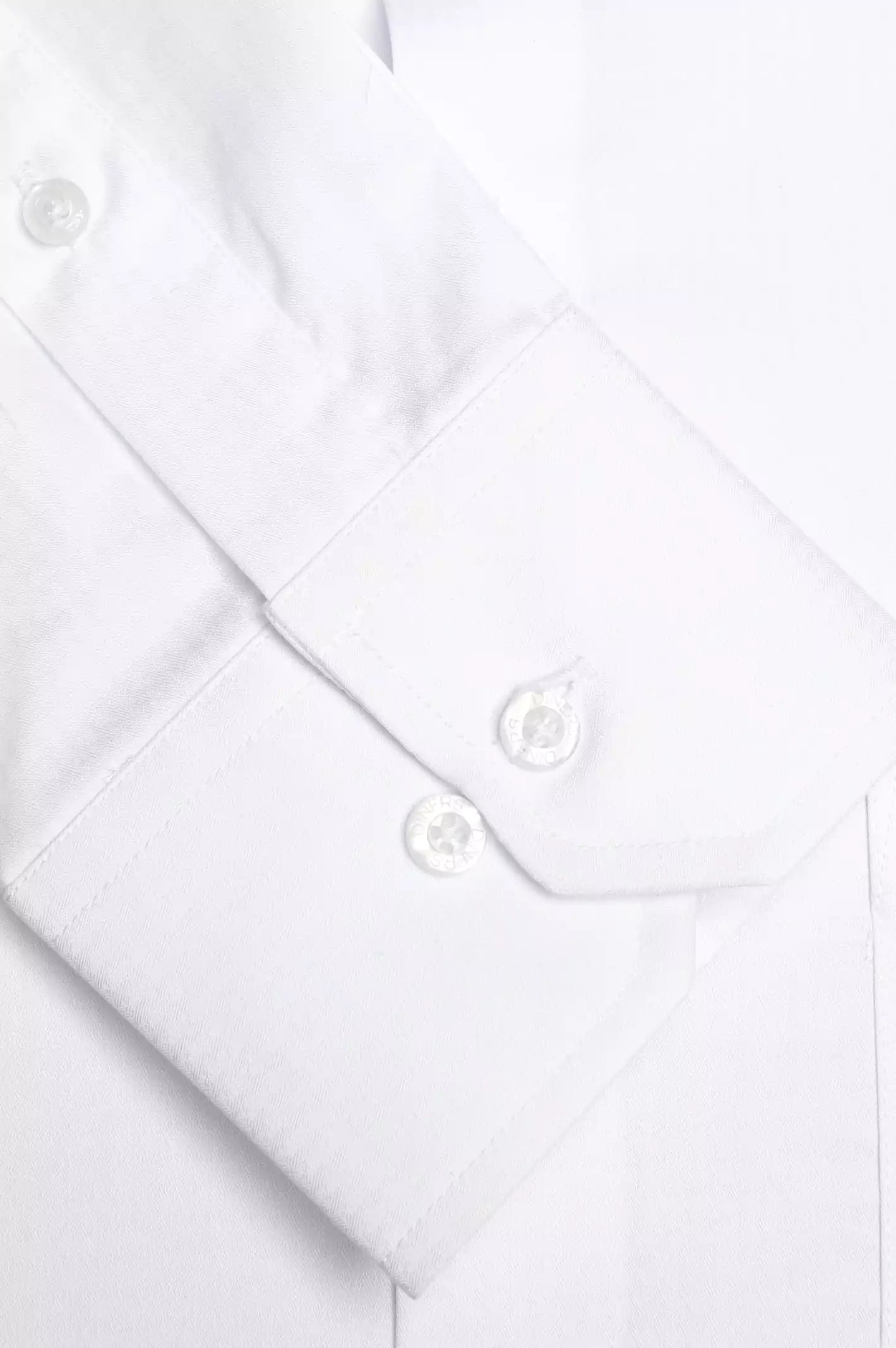 White Self Dobby Formal Shirt From Diners