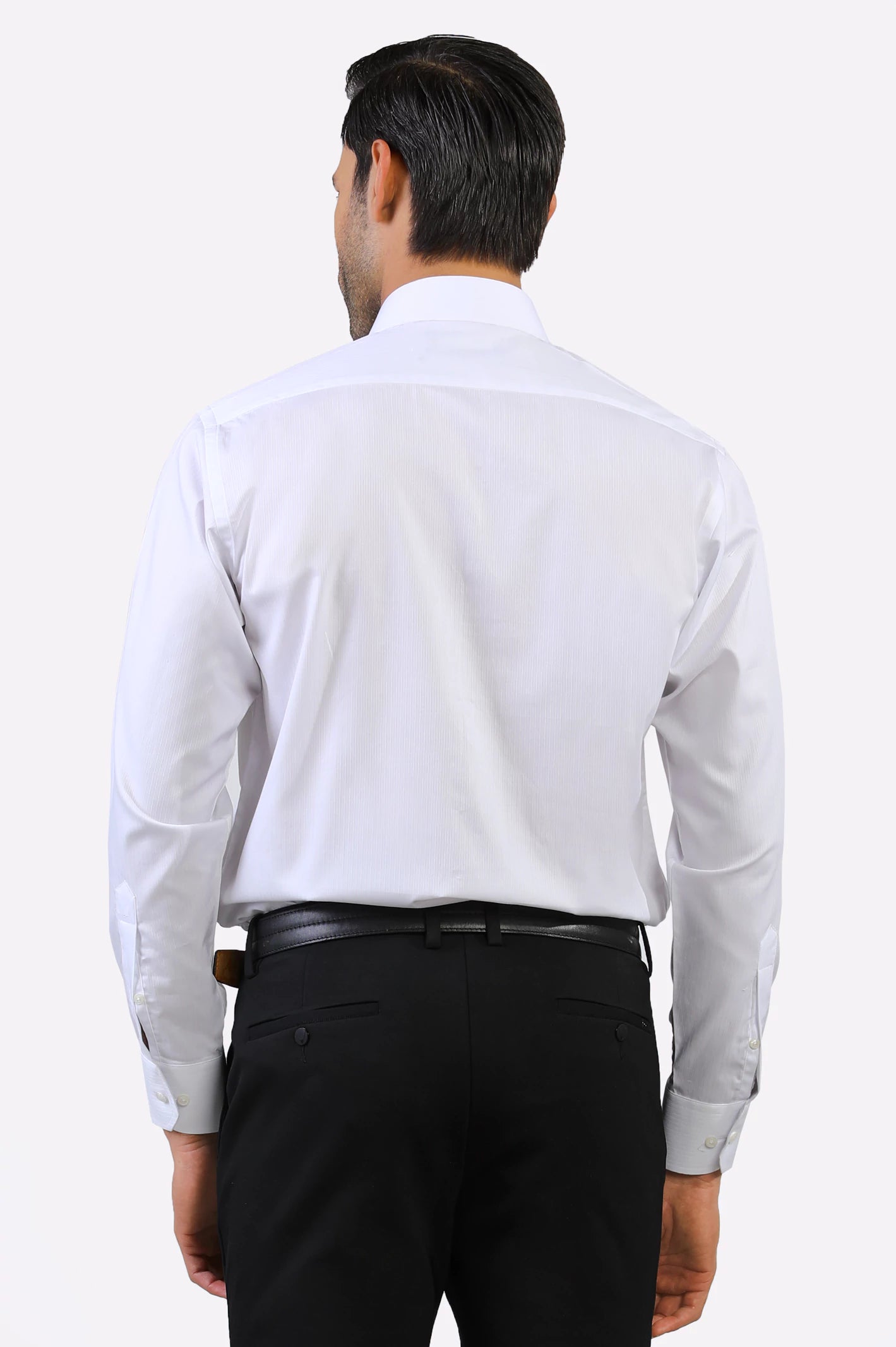 Diners White Textured Formal Shirt for Sale