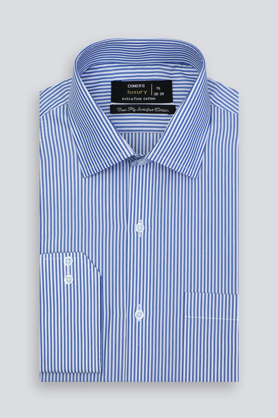 Blue Bengal Stripes Formal Shirt