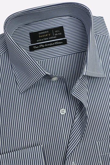 Blue Bengal Stripes Formal Shirt