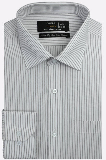 Multicolor Pinstripe Formal Shirt