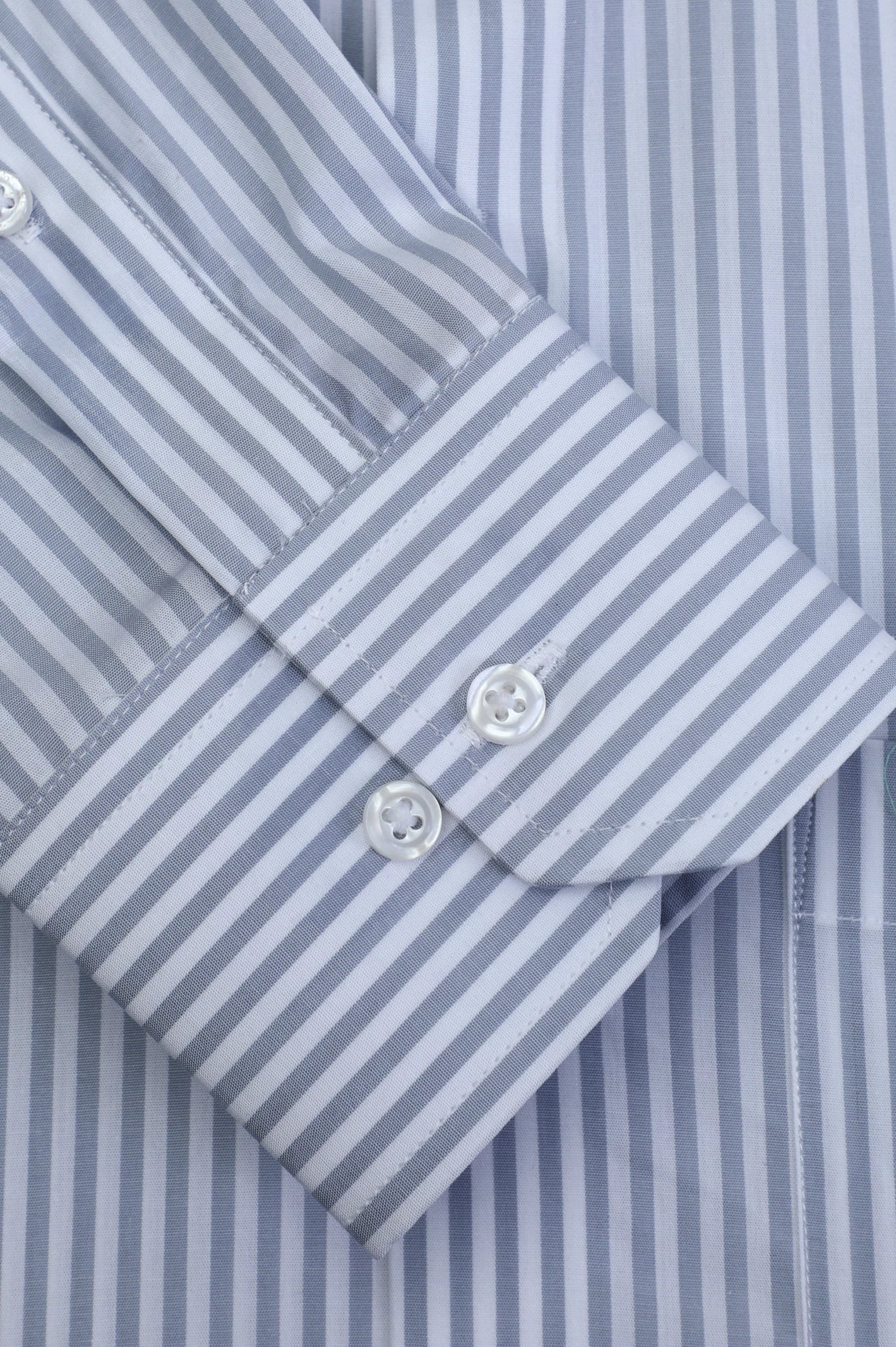 Grey Bengal Stripe Formal Shirt From Diners