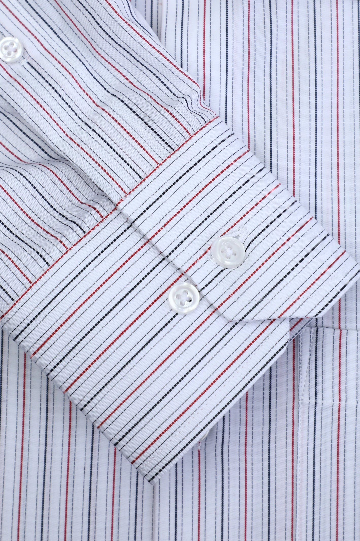 Multicolor Pinstripe Formal Shirt From Diners