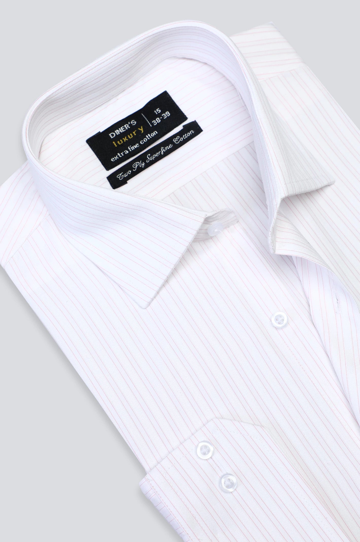 White Stripes Formal Shirt For Men From Diners