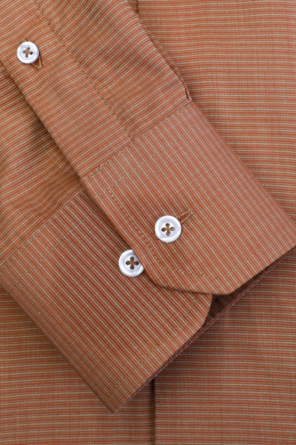 Brown Textured Formal Shirt From Diners