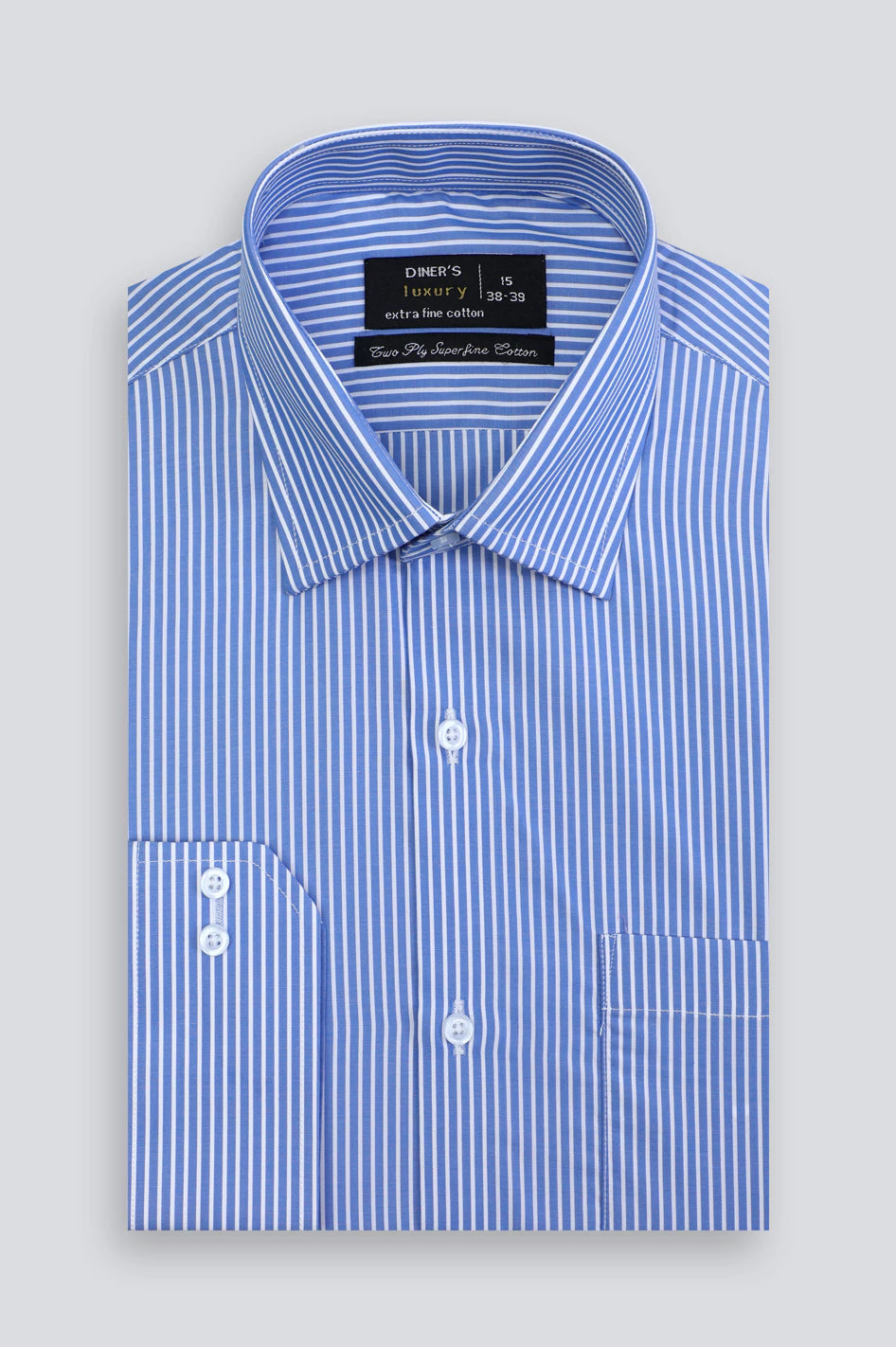 Blue Bengal Stripe Formal Shirt for Men