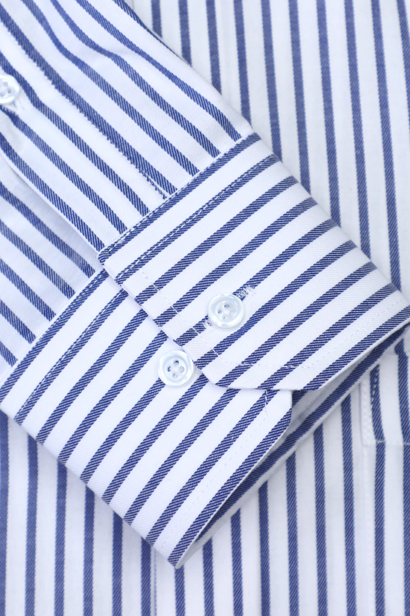 White Pinstripe Formal Shirt For Men From Diners