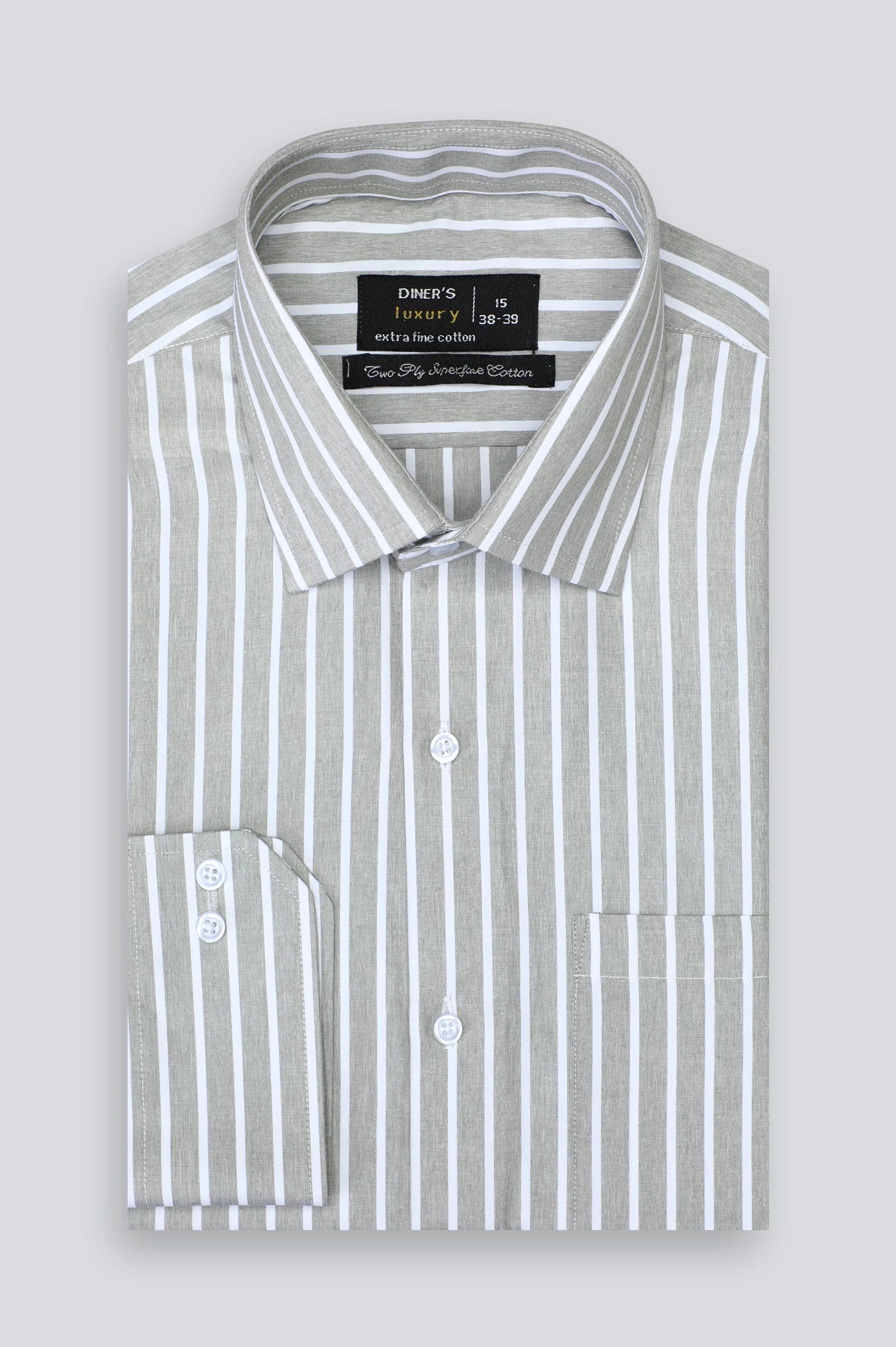 Bengal Stripe Formal Shirt For Men From Diners