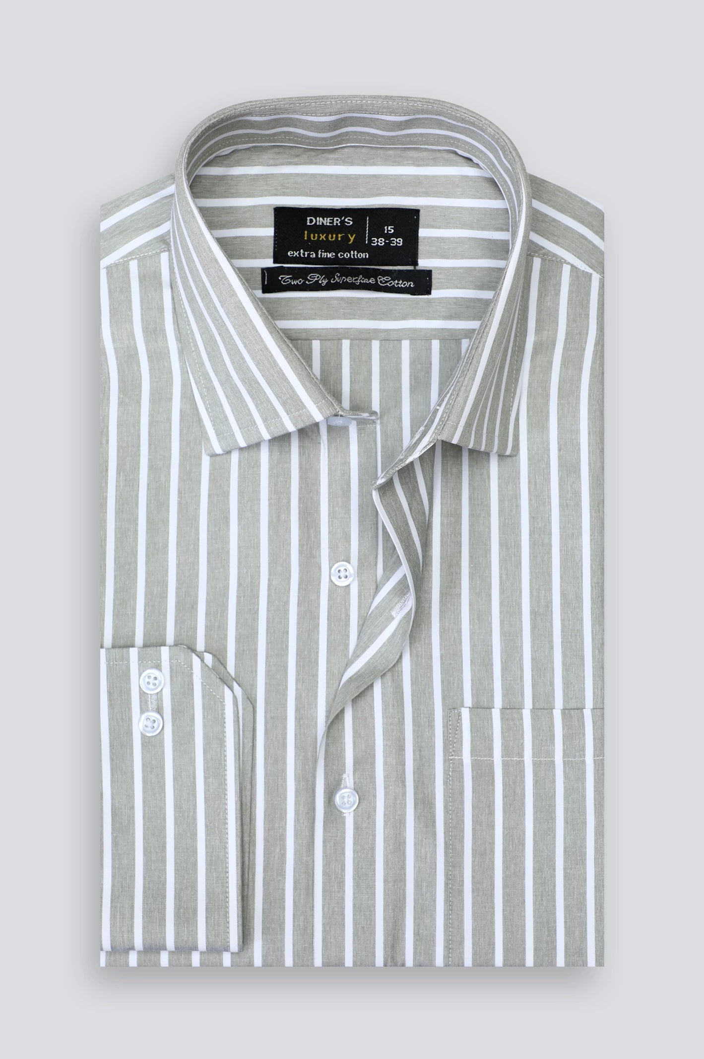 Bengal Stripe Formal Shirt For Men From Diners