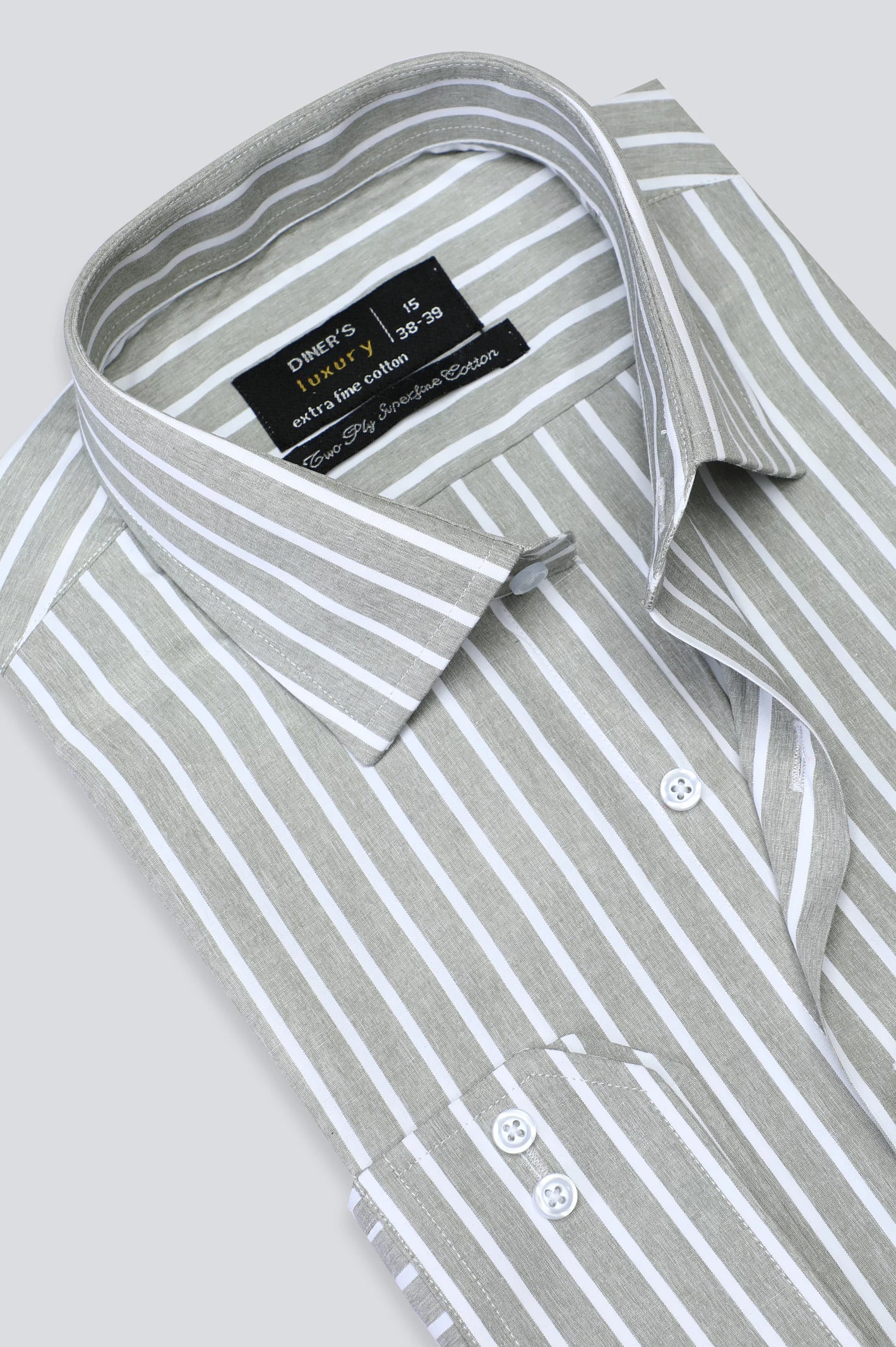 Bengal Stripe Formal Shirt For Men From Diners