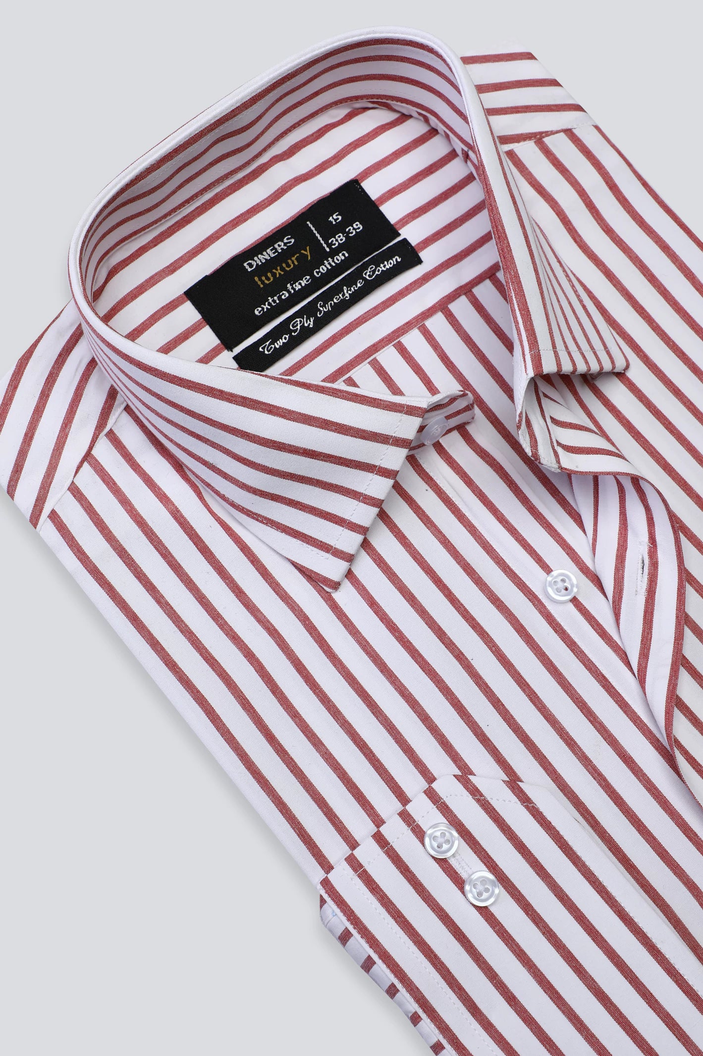 Multicolor Bengal Stripe Formal Shirt For Men From Diners