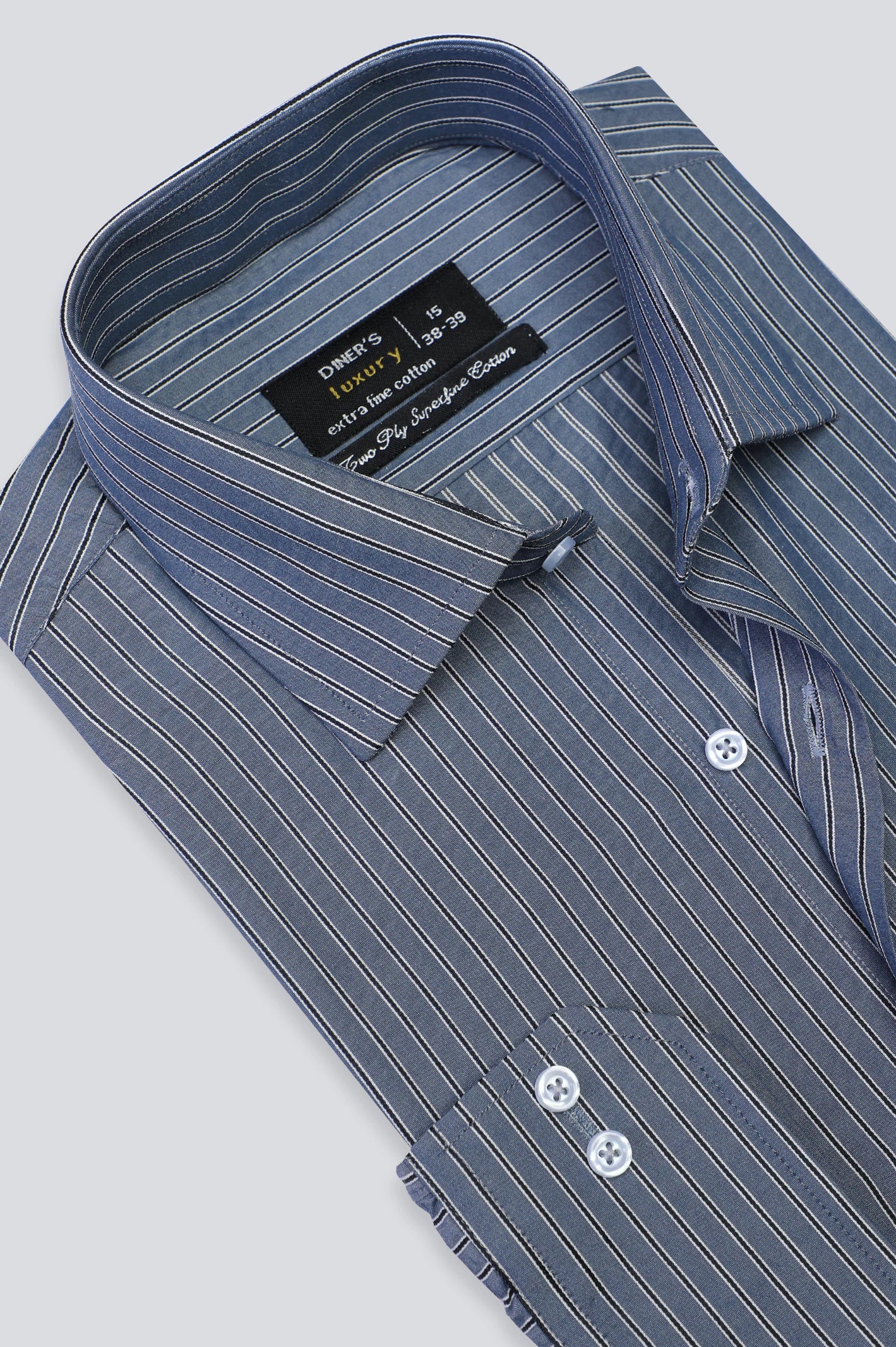 Multicolor Stripe Formal Shirt For Men From Diners