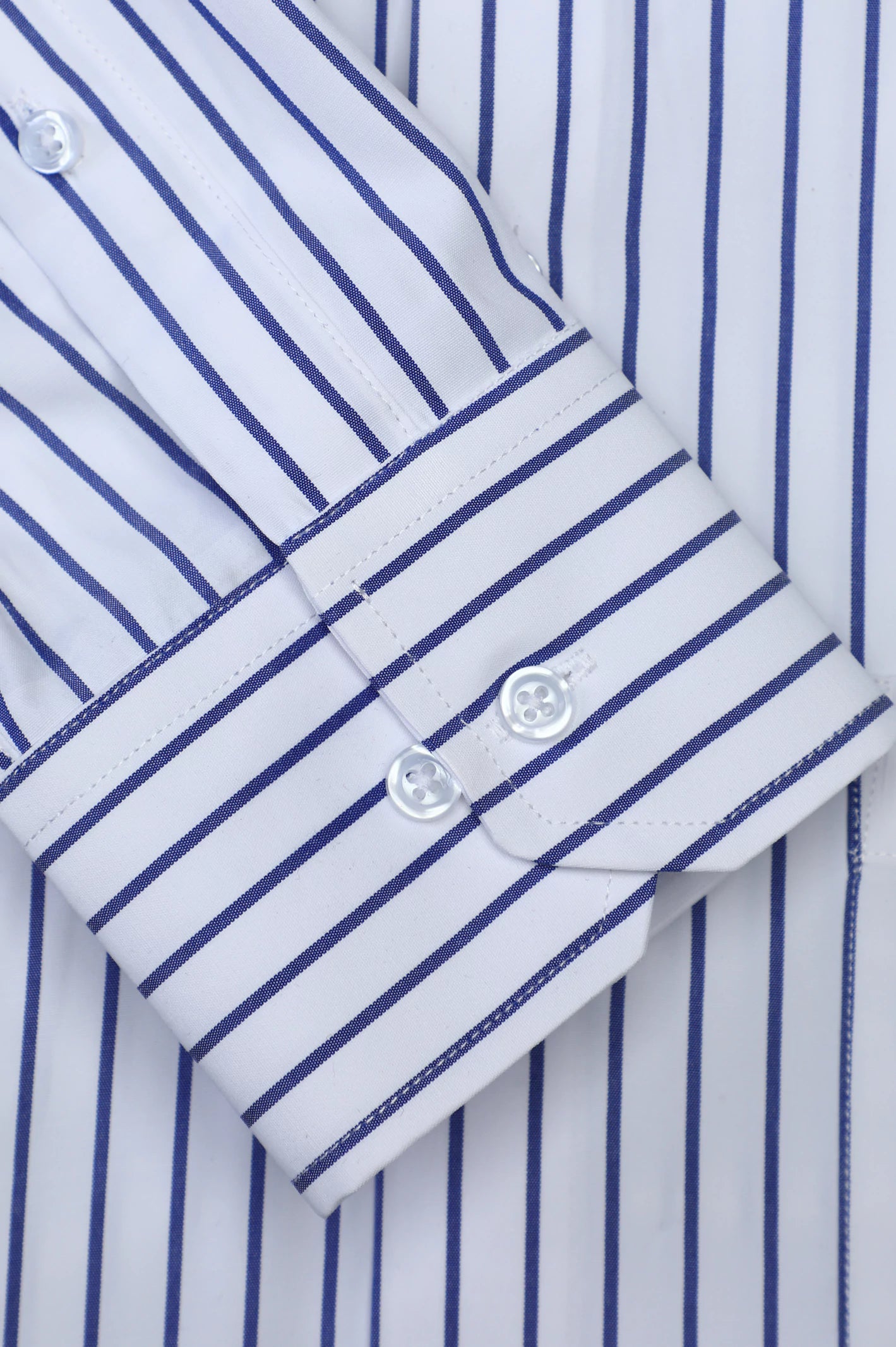 Blue Pinstripe Formal Shirt For Men From Diners