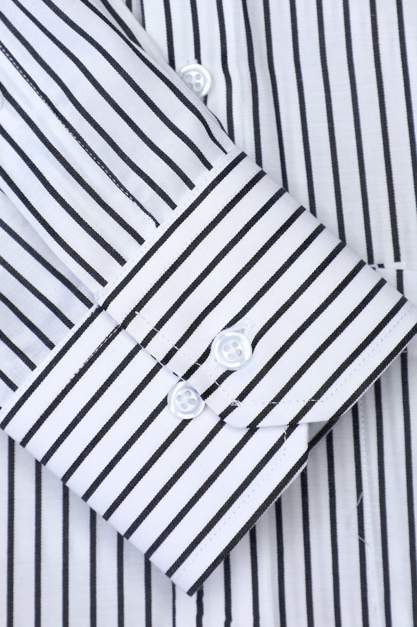 White Pinstripe Formal Shirt For Men From Diners