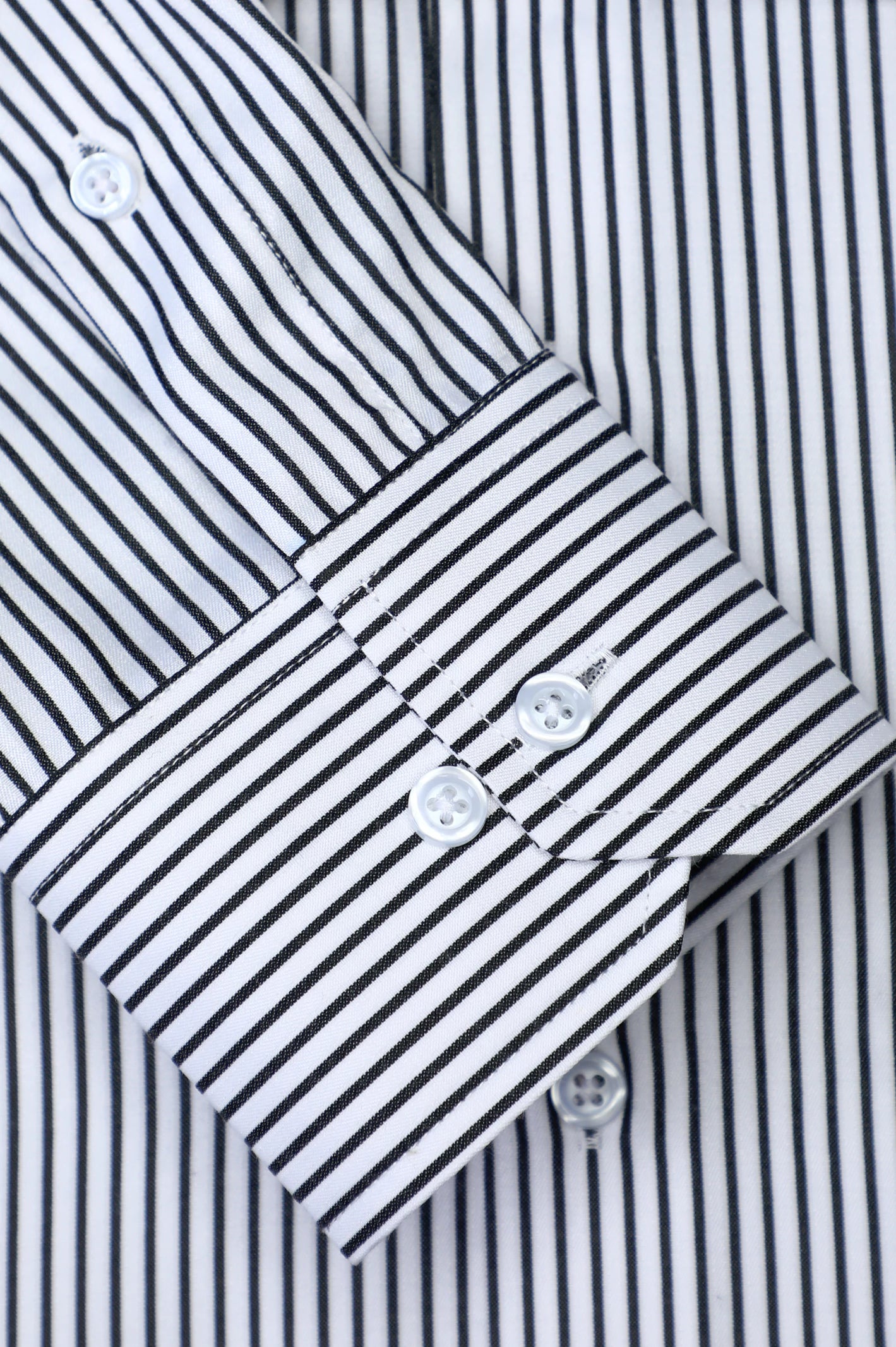 White Bengal Stripe Formal Shirt For Men From Diners