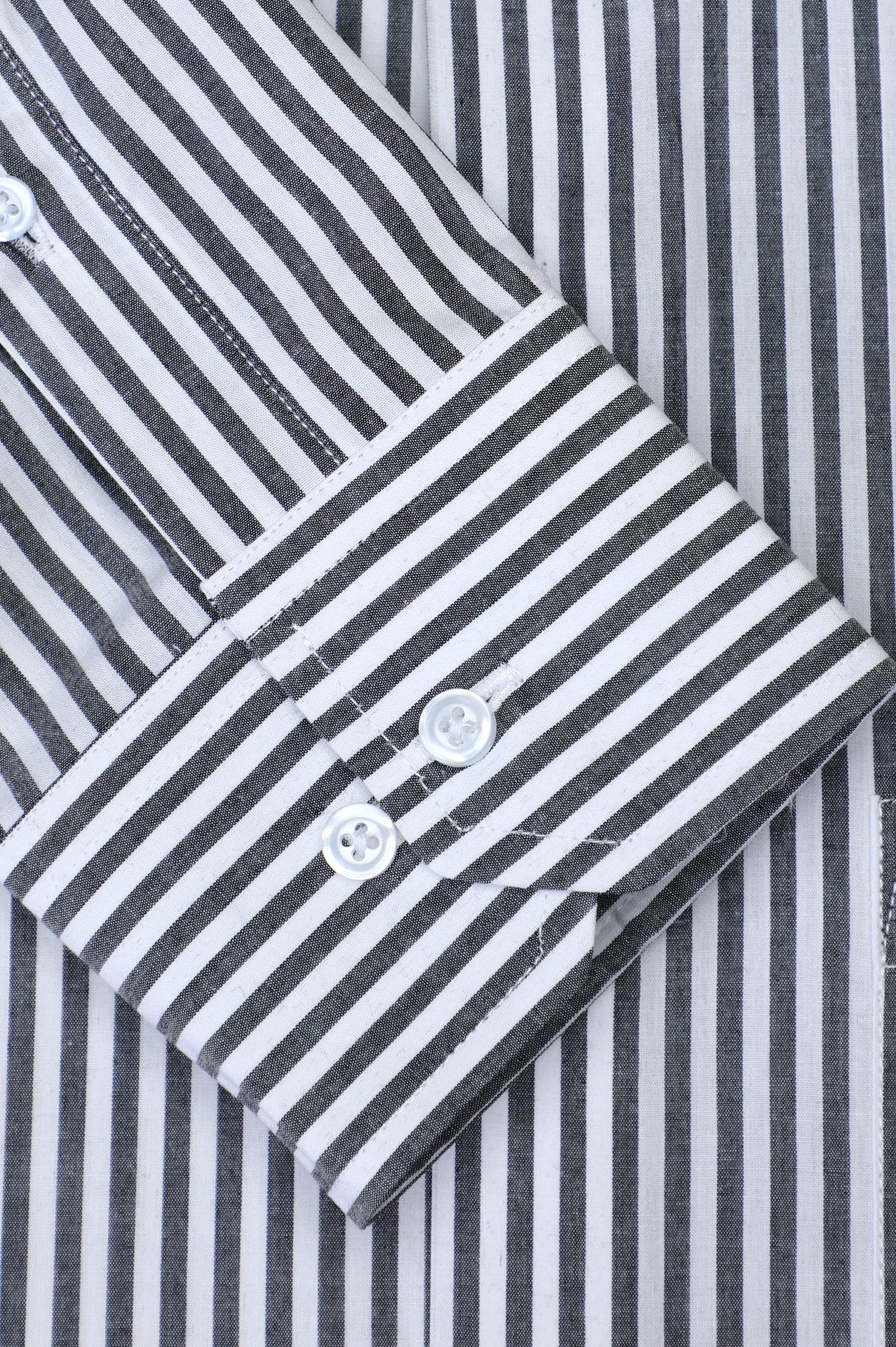 Black Bengal Stripe Formal Shirt For Men From Diners