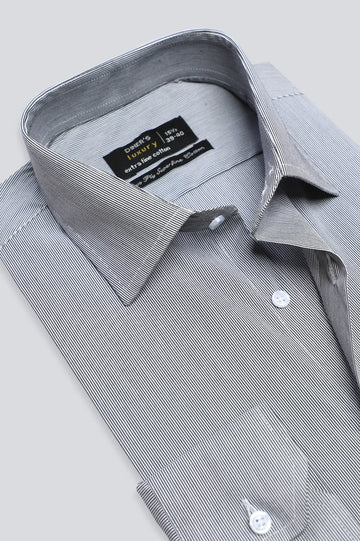 Black Candy Stripe Formal Shirt