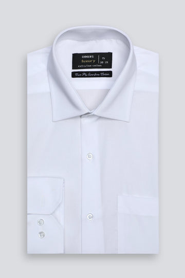 White Plain Formal Shirt
