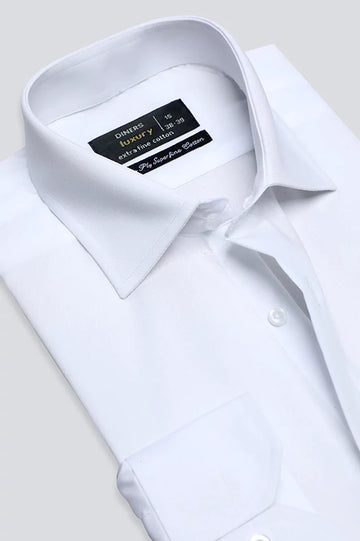 White Plain Formal Shirt