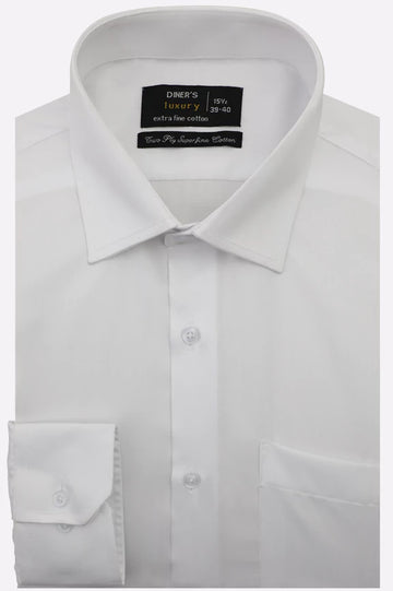 White Plain Formal Shirt