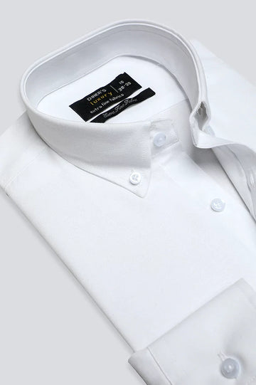 White Plain Formal Shirt