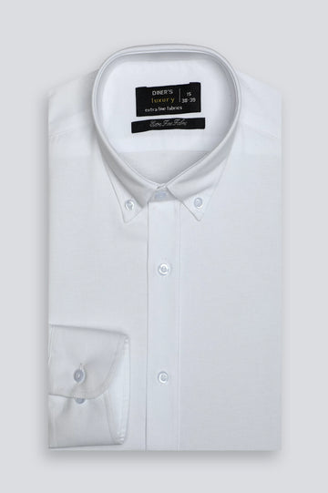White Plain Formal Shirt