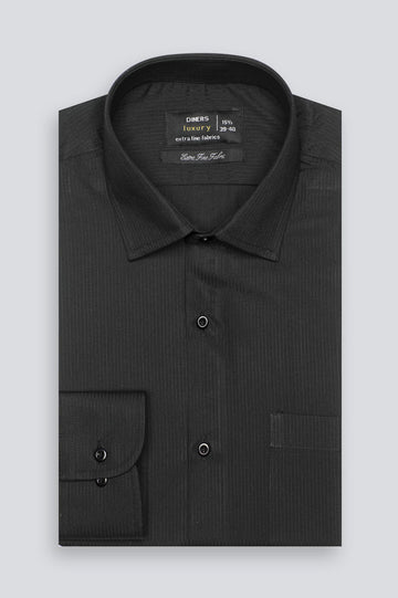 Black Stripe Formal Shirt