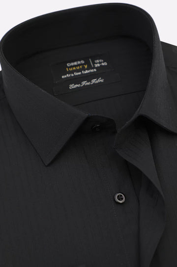 Black Stripe Formal Shirt