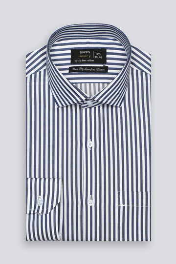 Blue Bengal Stripes Formal Shirt