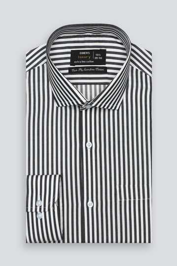 Black Bengal Stripes Formal Shirt