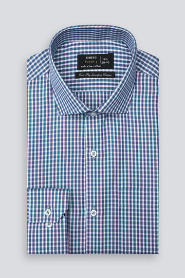 Multicolor Mini-Check Formal Shirt