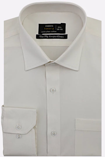 White Plain Formal Shirt