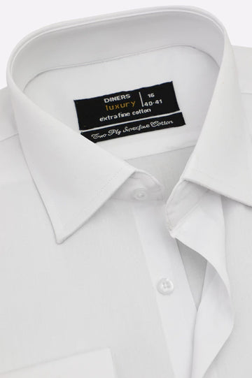 White Plain Formal Shirt
