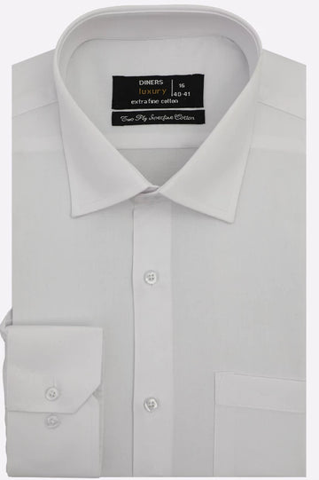 White Plain Formal Shirt