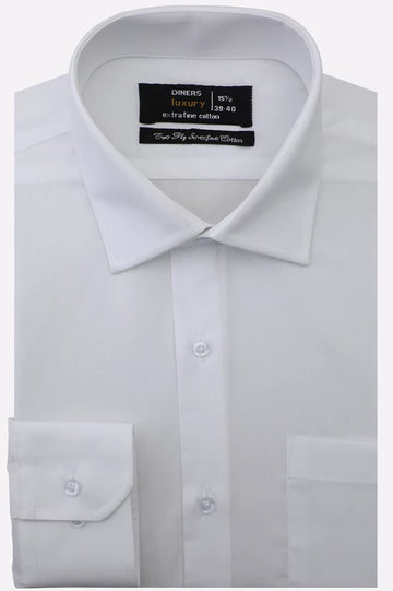 White Plain Formal Shirt