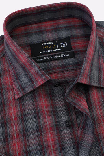 Multicolor Check Formal Shirt (Half Sleeves)